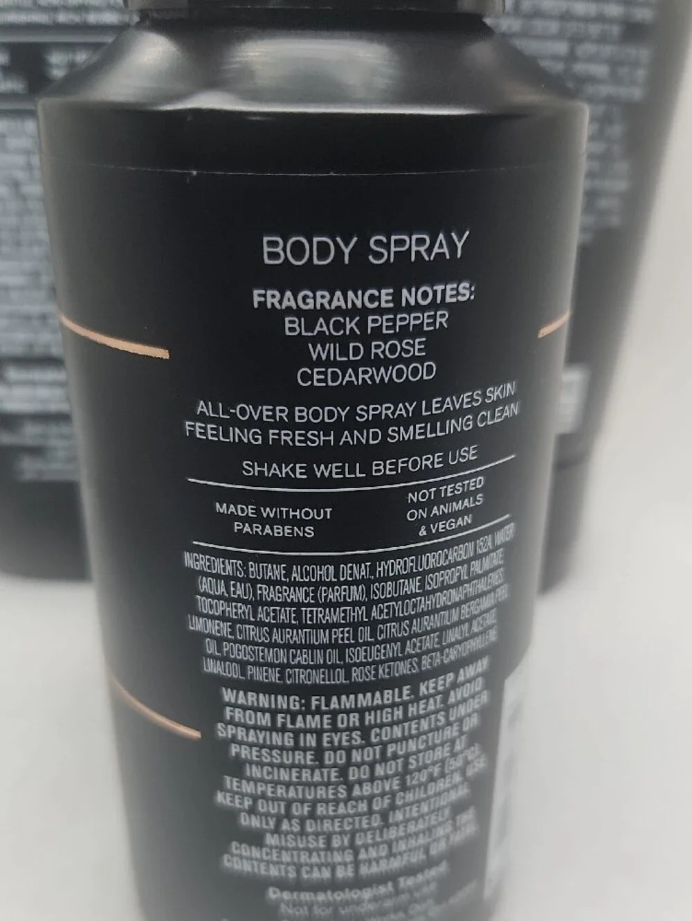 Bath and Body Works Nocturnal Rose Men's Set 3-in-1 Wash, Cream, & Mist New